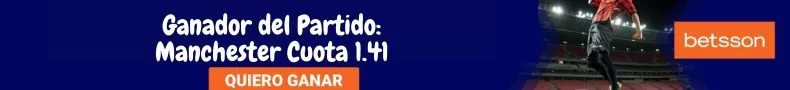 Ganador del Partido Manchester Cuota 1.41