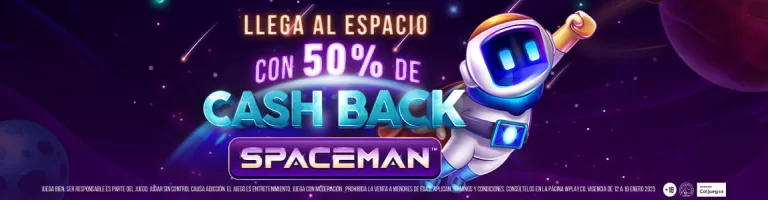 Spaceman Juego Online Cashback Oferta